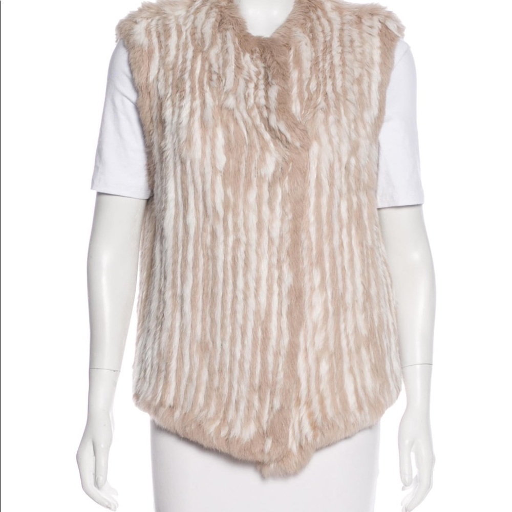 Joie fur vest EUC
